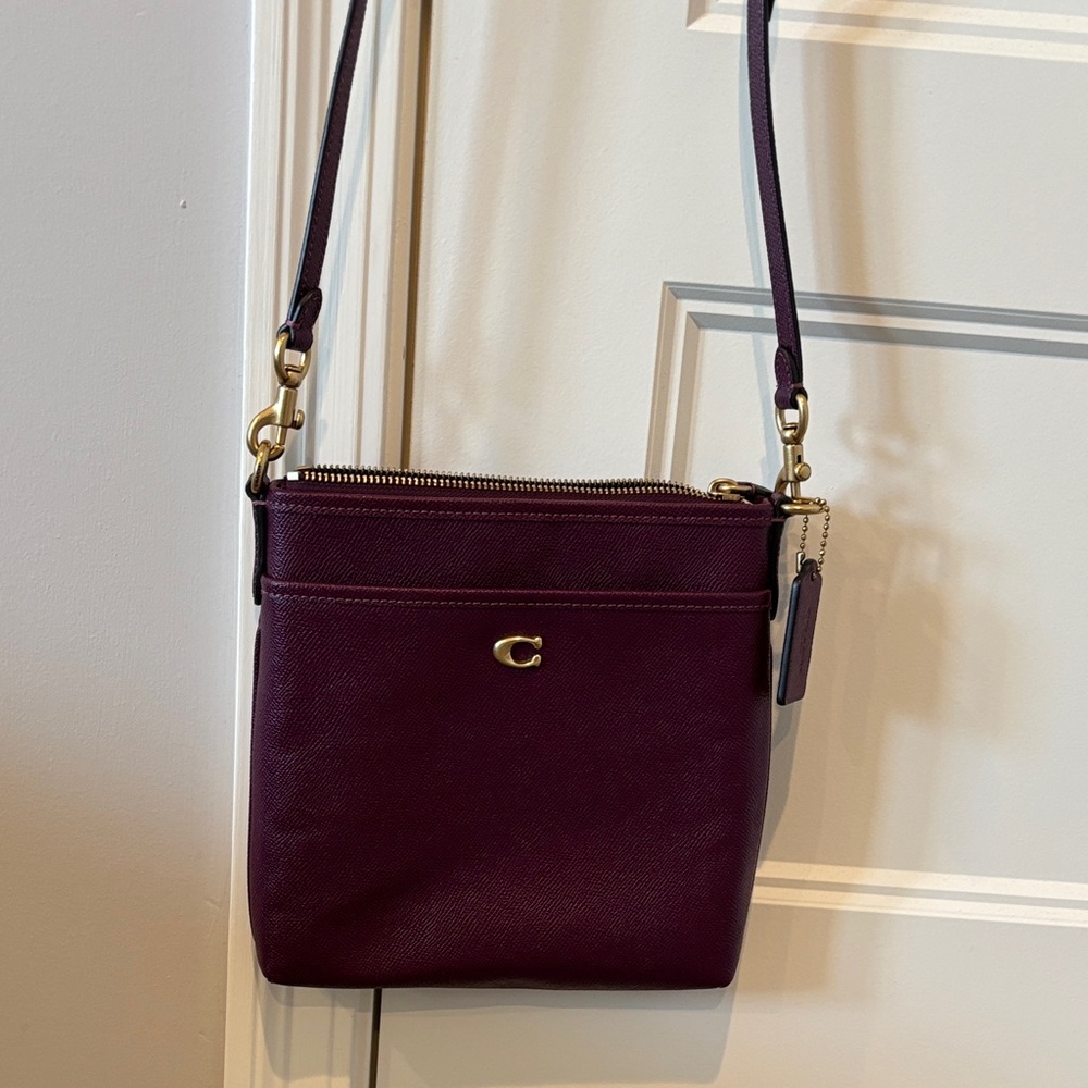 Coach Dark Purple Crossbody Bag